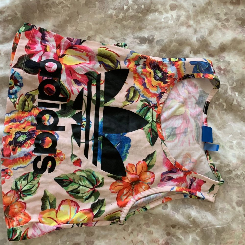 Original Adidas Trefoil Cropped Tank Top